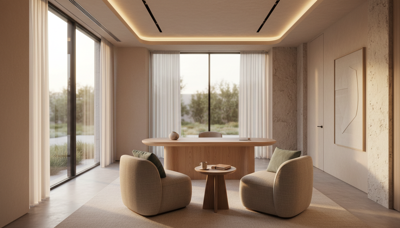 Modern psychological consultation room in Dubai