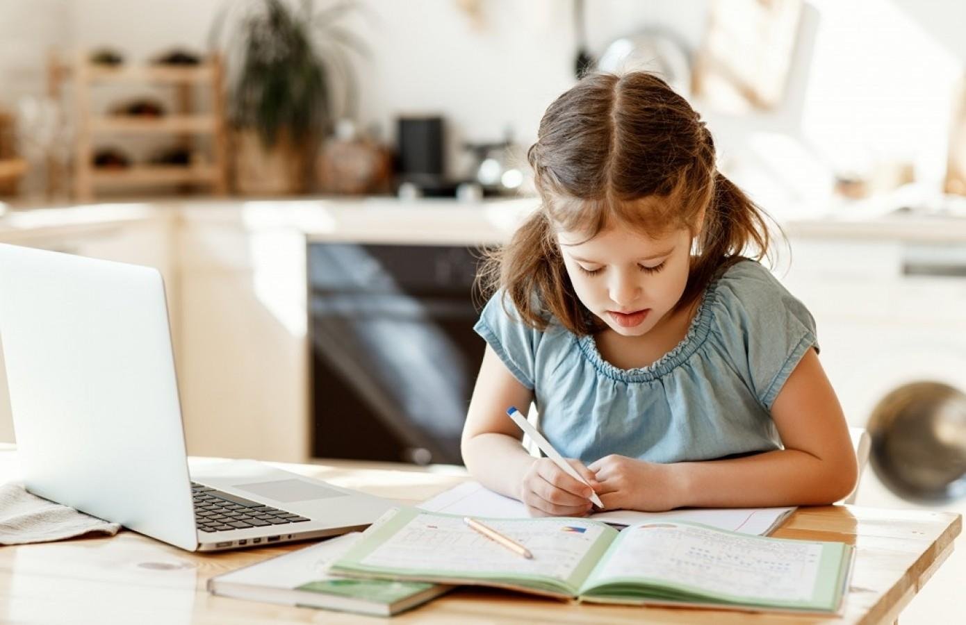Adult in deep concentration working on a task in a calm environment