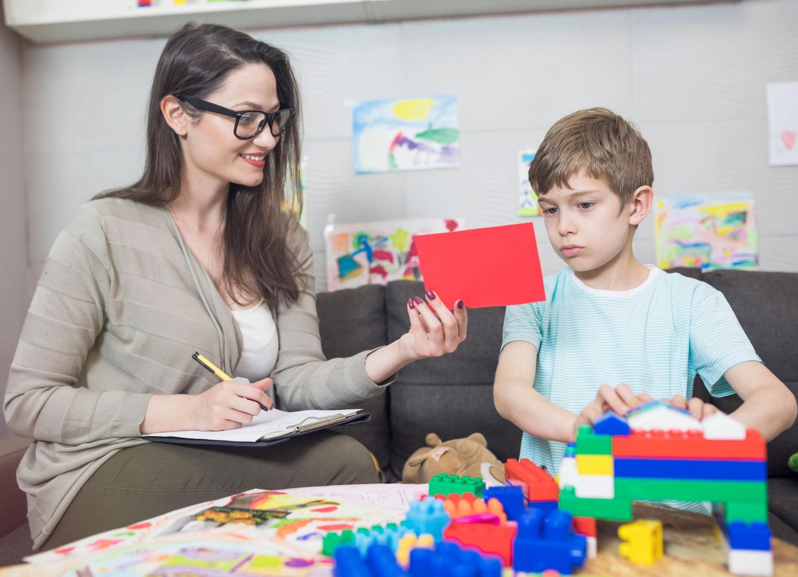 Play therapy session for children in Dubai